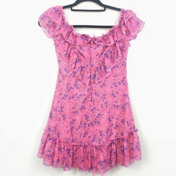 NEW Majorelle Grace Dress Floral Pink x Revolve - Picture 8 of 8